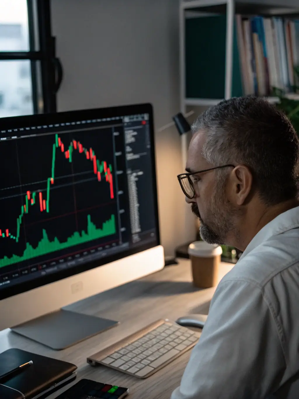A close-up of a trading chart with clear, precise entry and exit points, emphasizing accuracy.